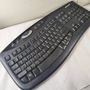 Microsoft‎ Comfort Curve Keyboard Ergonomic 2000 v1.0 KU-0459 USB cord computer
